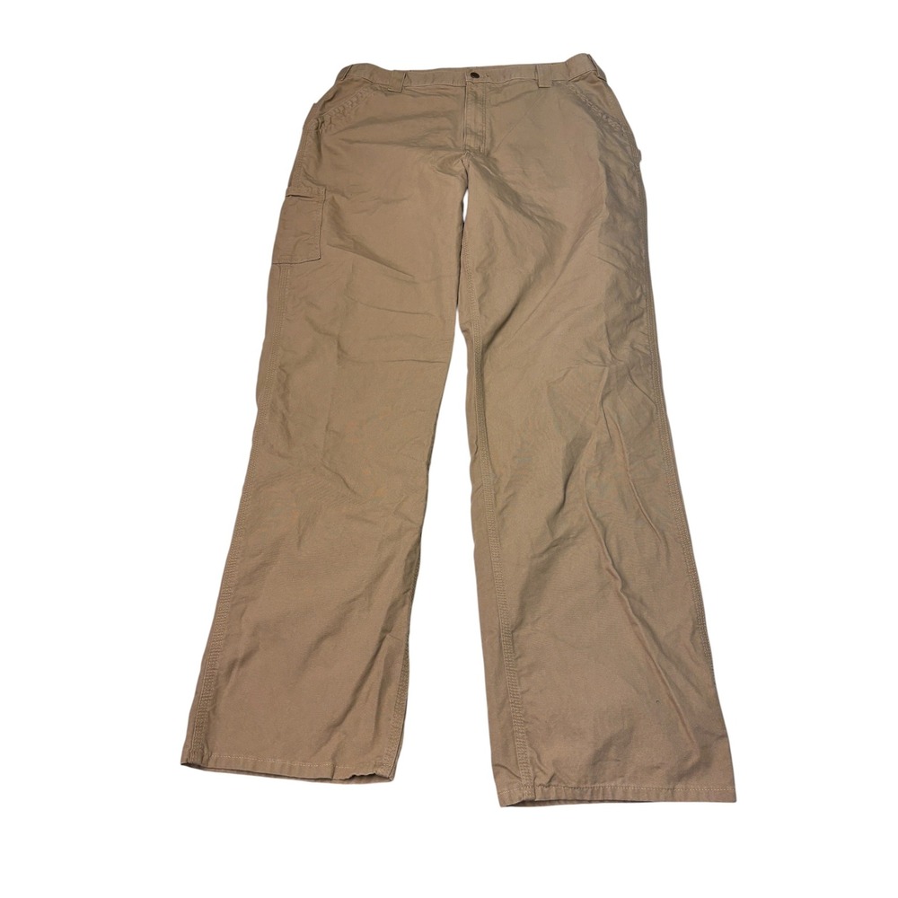 Carhartt B151-DKH Loose Fit Canvas Carpenter Pants Dark Khaki Mens 38x36